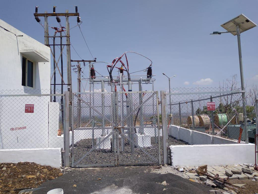 33 KV Bay Erection Work