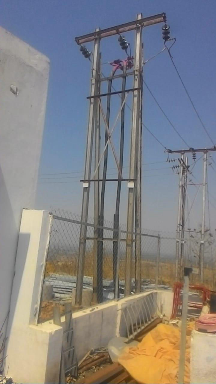 33 KV Bay Erection Work